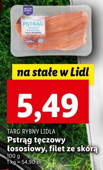 Lidl Pstrąg tęczowy targ rybny lidla oferta