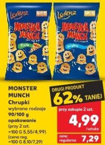 Kaufland Lorenz MONSTER MUNCH Chrupki 90/100g oferta