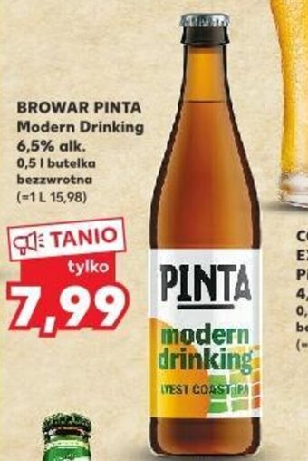 Kaufland BROWAR PINTA Modern Drinking 6,5% alk. 0,5 l oferta