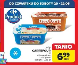 Carrefour Market Lody śmietankowe oferta