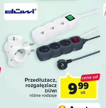 Carrefour Przedłużacz 3 gniazda oferta