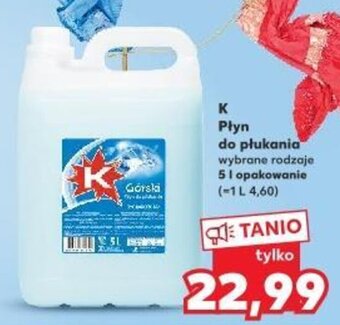 Kaufland K Płyn do płukania wybrane rodzaje 5l oferta