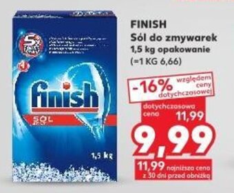 Kaufland FINISH Sól do zmywarek 1,5 kg oferta