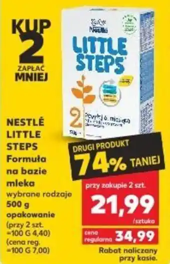 Kaufland NESTLÉ LITTLE STEPS Formula na bazie mleka 500g oferta