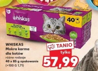 Kaufland WHISKAS Mokra karma dla kotów 40 x 85 g oferta