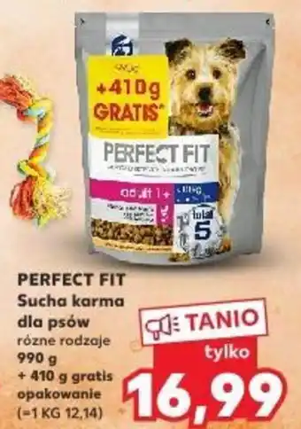 Kaufland PERFECT FIT Sucha karma dla psów 990 g + 410 g oferta