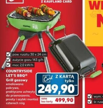 Kaufland COUNTRYSIDE LET'S BBQⓇ Grill gazowy oferta