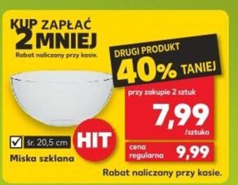 Kaufland Miska szklana śr. 20,5 cm oferta