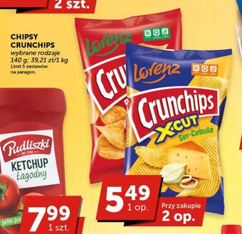 Groszek CHIPSY CRUNCHIPS 140g oferta