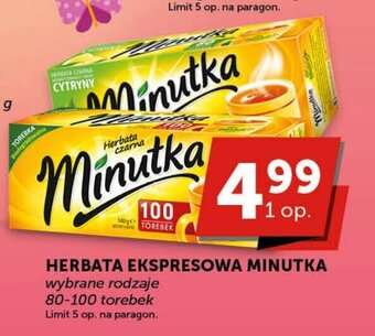 Groszek HERBATA EKSPRESOWA MINUTKA 80-100 torebek oferta