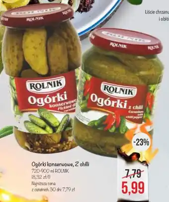 Arhelan Ogórki konserwowe, 2 chilli 720-900 ml ROLNIK oferta