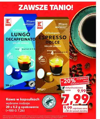 Kaufland Kawa lungo oferta