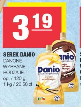 EuroSPAR SEREK DANIO DANONE 120g oferta