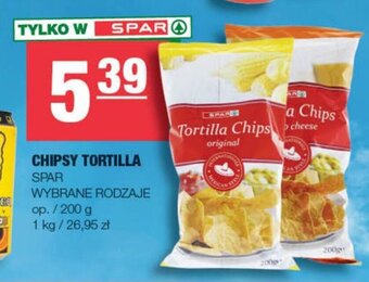 EuroSPAR CHIPSY TORTILLA SPAR 200g oferta