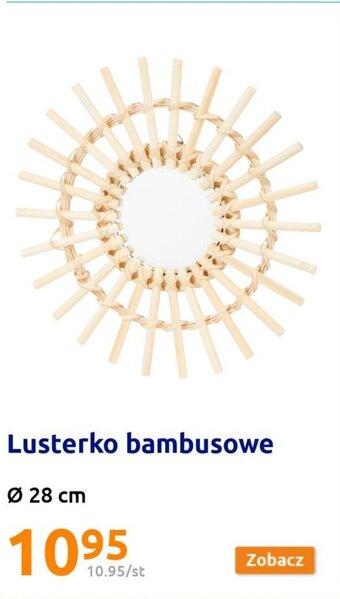 Action Lusterko bambusowe Ø 28 cm oferta