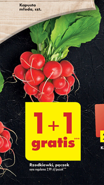 Biedronka Rzodkiewki, pęczek oferta