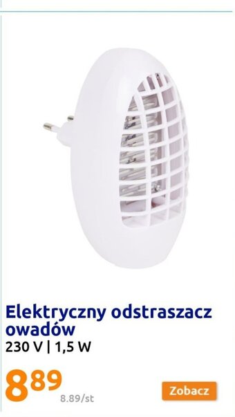 Action Elektryczny odstraszacz owadów 230 V | 1,5 W oferta
