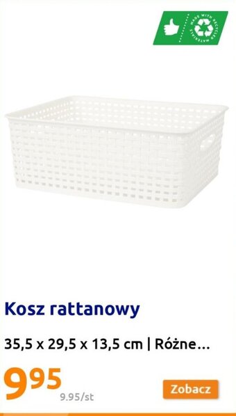 Action Kosz rattanowy oferta