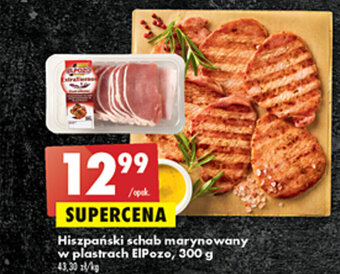 Biedronka Hiszpański schab marynowany w plastrach ElPozo, 300 g oferta