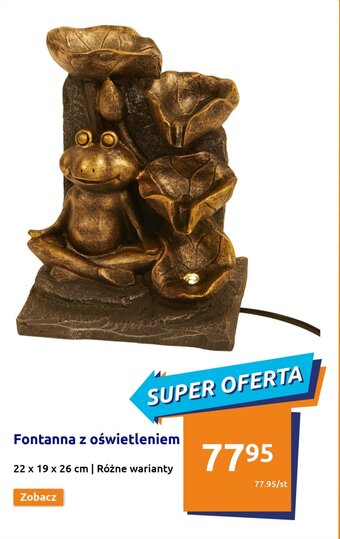 Action Fontanna z oświetleniem 22 x 19 x 26 cm oferta