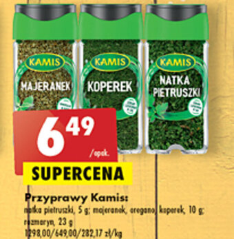 Biedronka Przyprawy Kamis oferta