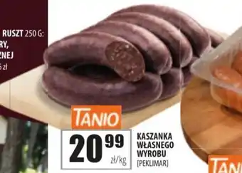 Społem Szczecin KASZANKA WŁASNEGO WYROBU zł/kg (PEKLIMAR] oferta