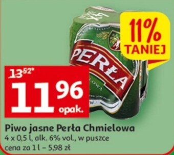 Auchan Piwo perła oferta