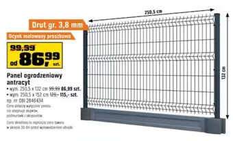 OBI Panel ogrodzeniowy oferta