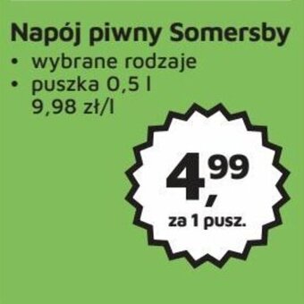 Odido Napój piwny Somersby 0,5l oferta