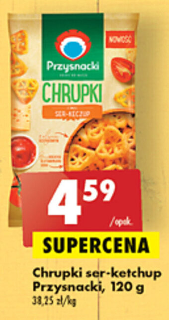 Biedronka Chrupki ser-ketchup Przysnacki, 120 g oferta