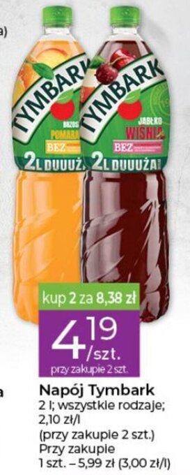 Stokrotka Express Napój Tymbark 2l oferta