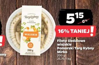 Netto Filety śledziowe wiejskie pomorski targ rybny mirko oferta