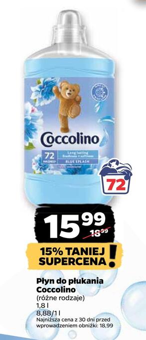 Netto Płyn do płukania coccolino oferta