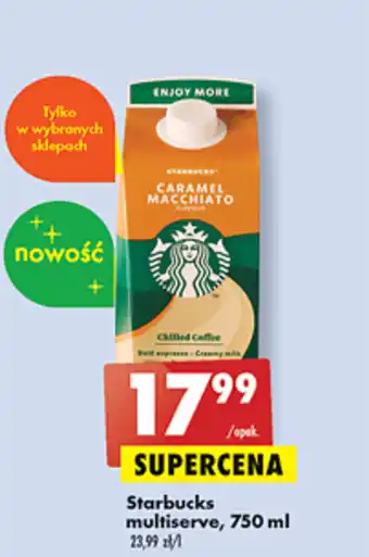 Biedronka Starbucks multiserve, 750 ml oferta