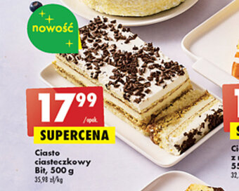 Biedronka Ciasto ciasteczkowy Bit, 500 g oferta