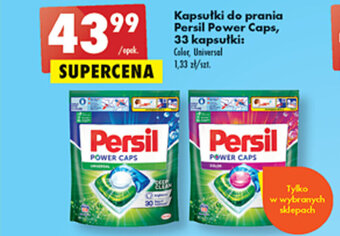Kapsułki do prania Persil Power Caps, 33 kapsułki