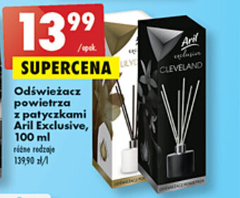 Biedronka Odświeżacz powietrza z patyczkami Aril Exclusive, 100 ml oferta