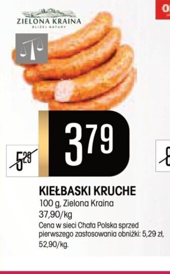 Chata Polska KIEŁBASKI KRUCHE 100 g oferta