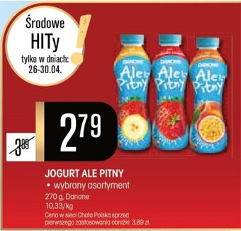 Chata Polska JOGURT ALE PITNY 270 g, Danone oferta