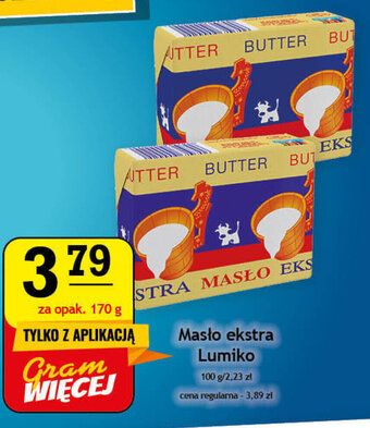 Gram Market Masło ekstra Lumiko 170g oferta