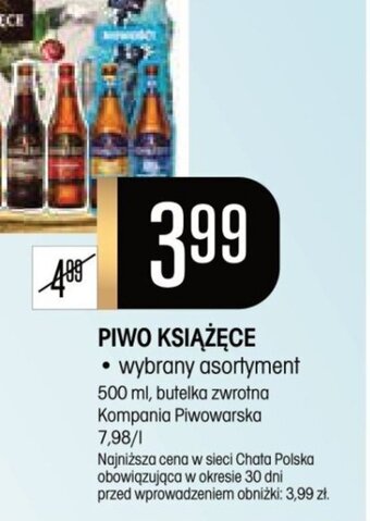 Chata Polska PIWO KSIĄŻĘCE 500ml oferta