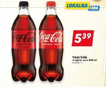 Lewiatan Coca Cola original, zero 850 ml oferta