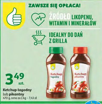 Auchan Ketchup łagodny oferta