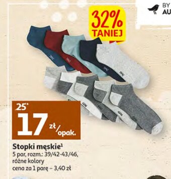 Auchan Stopki męskie oferta