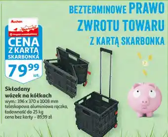 Auchan Wózek składany oferta