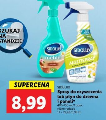 Lidl Płyn uniwersalny mydło marsylskie sidolux multispray oferta