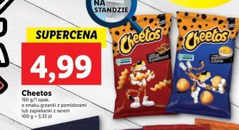 Lidl Chrupki grzanki z pomidorami cheetos oferta