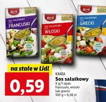 Lidl Sos sałatkowy włoski kania oferta