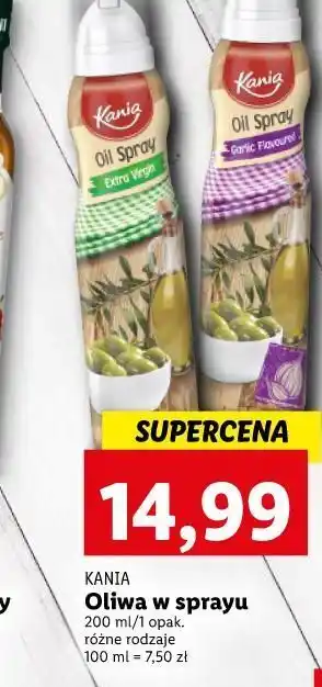 Lidl Oliwa w sprayu kania oferta