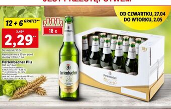 Lidl Piwo perlenbacher pils oferta